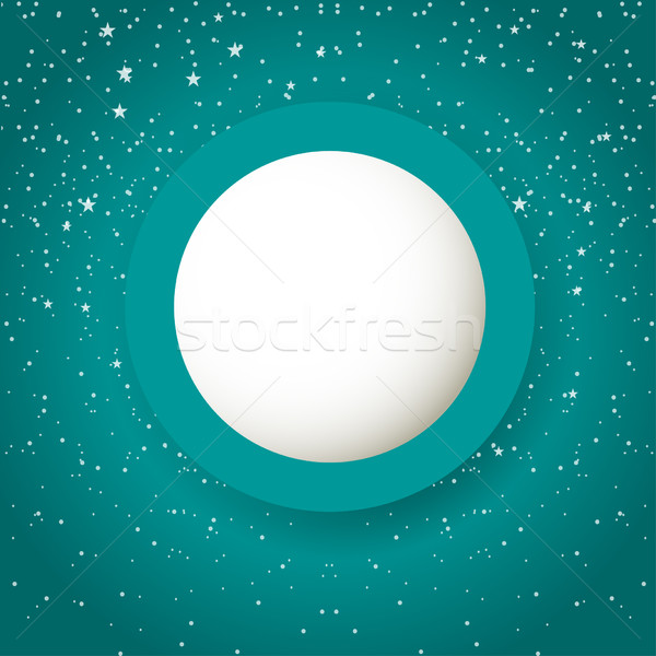 Abstract green christmas  card. Christmas Snowflakes and snowballs on abstract background.  Stock photo © mcherevan