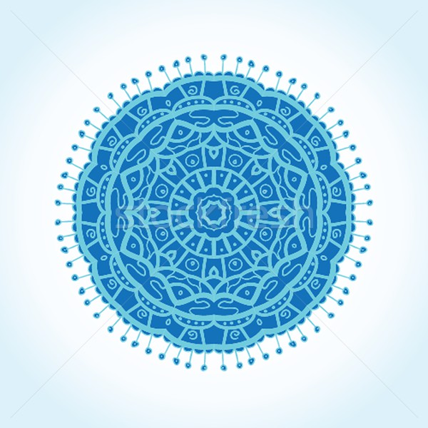 Vintage background with bright colors mandala Stock photo © mcherevan