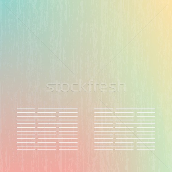 Abstract Soft Banners Set Purple Green Blue Yellow Pink