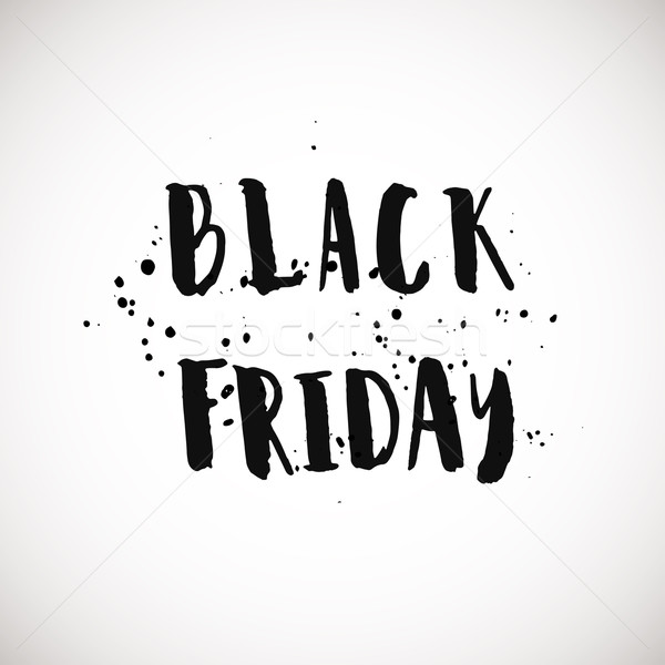 Stock fotó: Black · friday · grunge · stílus · tinta · festett · kifejezés