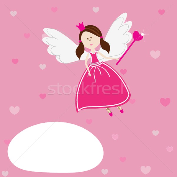 Illustration of a beautiful   fairy Stock photo © mcherevan