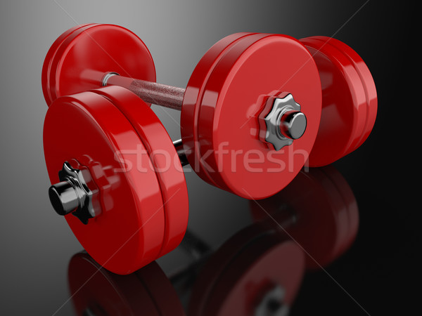 Stockfoto: Geven · paar · oppervlak · sport · fitness