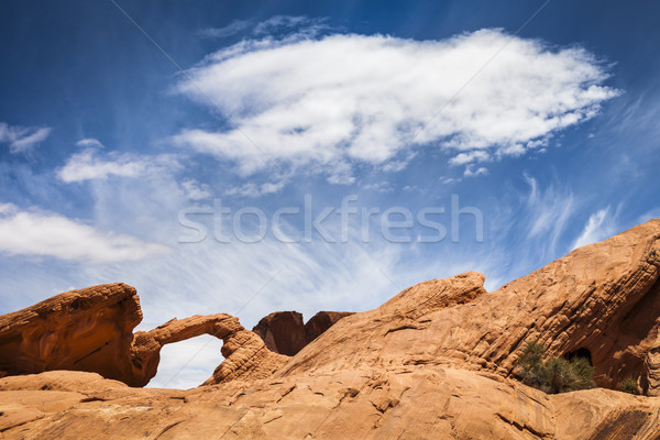 Arch and Cloud Stock photo © mdfiles
