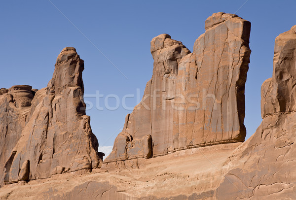 Kumtaşı kaya oluşumu park Utah ABD manzara Stok fotoğraf © mdfiles