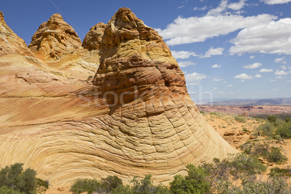 Renkli kumtaşı güney Arizona Stok fotoğraf © mdfiles