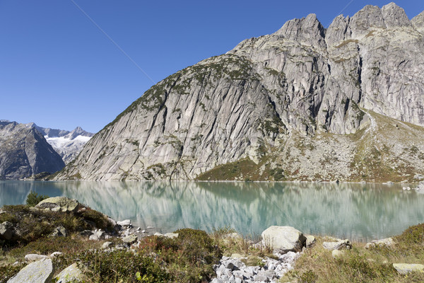 Lago alpi Svizzera Europa montagna Foto d'archivio © mdfiles