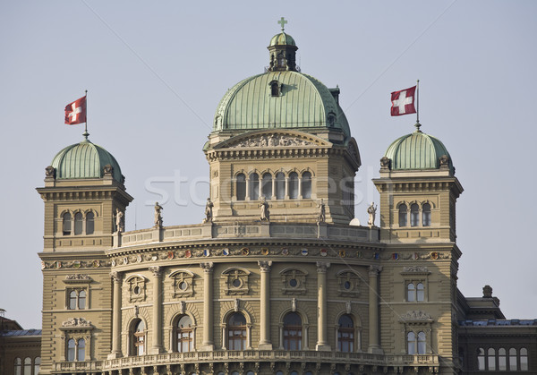 Hükümet Bina federal saray İsviçre bir Stok fotoğraf © mdfiles