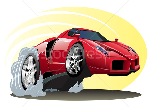 Vector Cartoon Sportcar Stock photo © mechanik