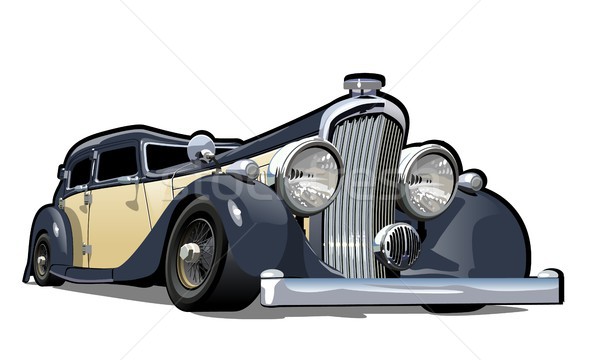 Cartoon retro car Stock photo © mechanik