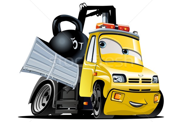 Vector Cartoon Tow Truck Stock photo © mechanik