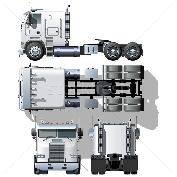 Vektor formátum átláthatóság opció árnyékok teherautó Stock fotó © mechanik