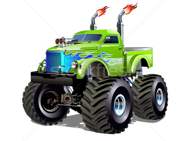 Cartoon Monster Truck Stock photo © mechanik
