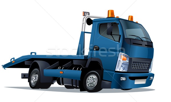 Vector cartoon tow truck Stock photo © mechanik