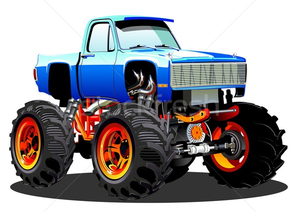 Cartoon monster truck hi-res stock photography and images - Alamy