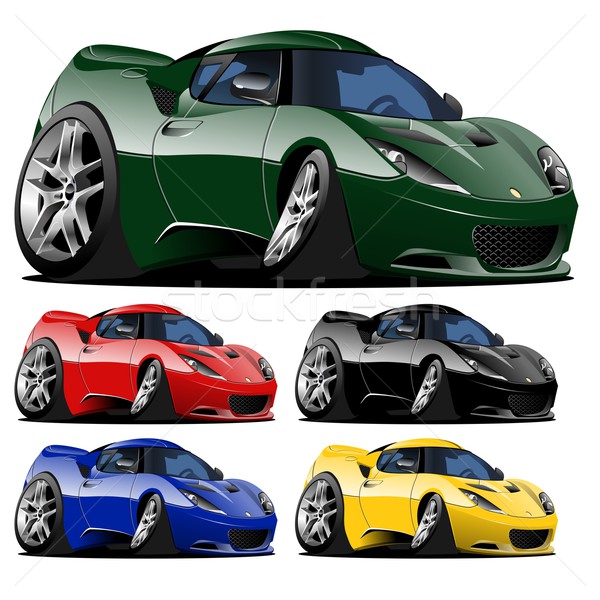 vector cartoon car one click repaint Stock photo © mechanik