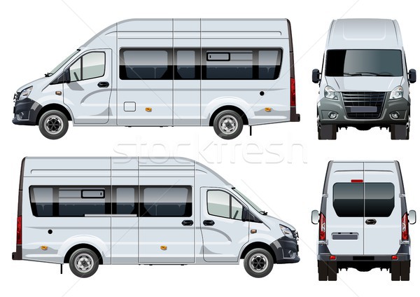 Vector van template isolated on white Stock photo © mechanik