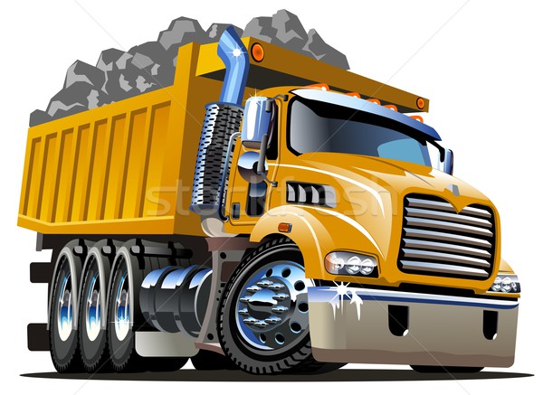 商业照片: 向量 · 漫画 · 卡车 · eps10 · 格式 · 透明度