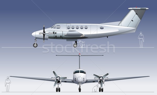 ベクトル 市民の ユーティリティ 航空機 eps10 フォーマット ストックフォト © mechanik