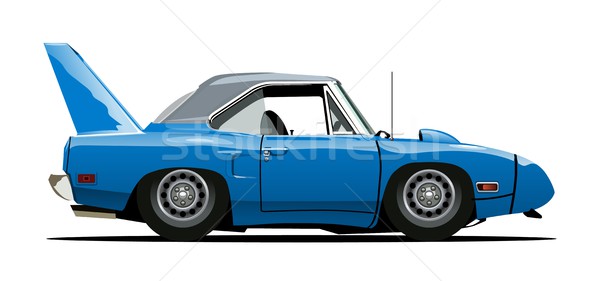 Cartoon retro auto vettore eps10 gruppi Foto d'archivio © mechanik