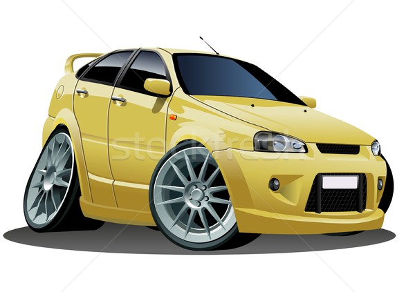 Vector modern cartoon car. Stock photo © mechanik