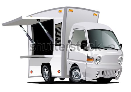 Van infographics cutaway Stock photo © mechanik