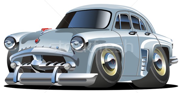 Vector cartoon retro car Stock photo © mechanik