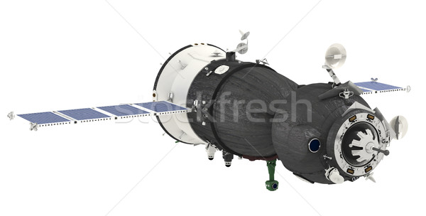 Nave espacial isolado russo branco tecnologia viajar Foto stock © mechanik