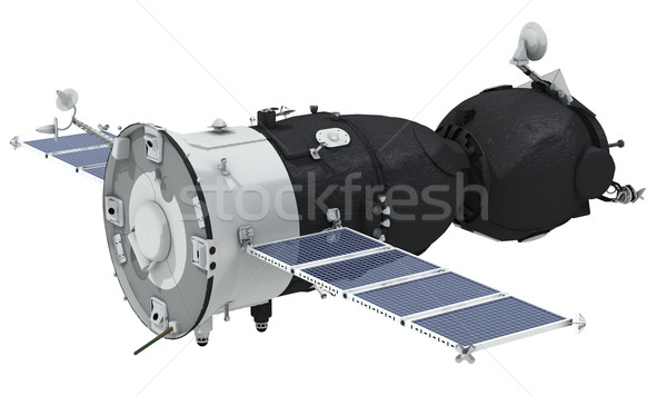 Spaceship isolated Stock photo © mechanik