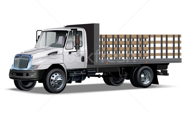 Truck flatbad Stock photo © mechanik