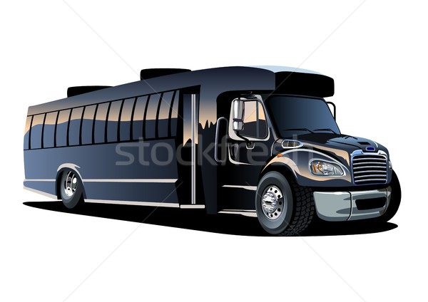 Cartoon Shuttle Bus Stock photo © mechanik