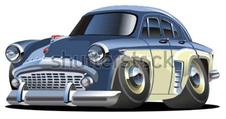 Vector cartoon retro car Stock photo © mechanik