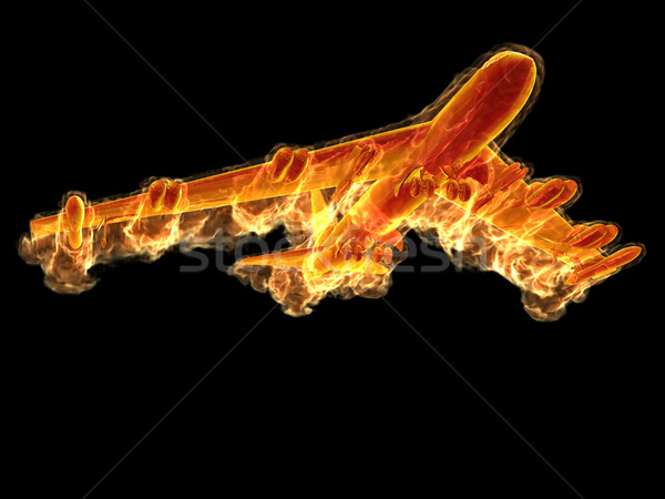 Flame bomber Stock photo © mechanik