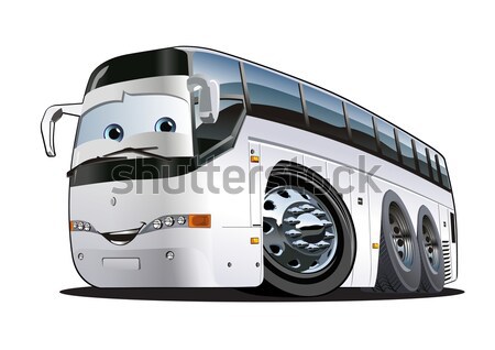 Vecteur bus eps8 art transport cartoon [[stock_photo]] © mechanik