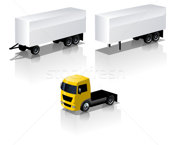 Stockfoto: Vector · vrachtwagen · business · vak · web