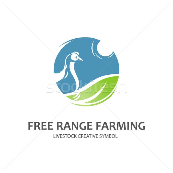 Free range farming symbol Stock photo © Mediaseller