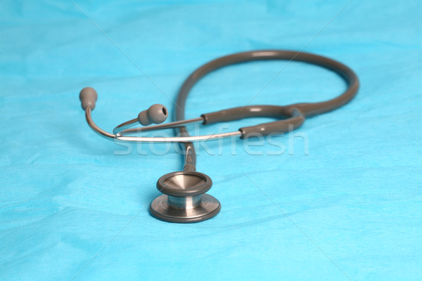 Ärzte Stethoskop Tabelle Herz Papier medizinischen Stock foto © mehmetcan