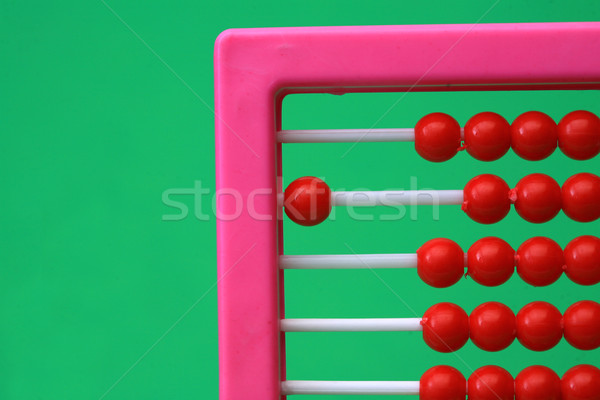 Abacus konzentriert Schießen Stock foto © mehmetcan