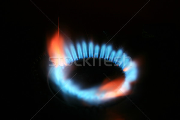 Combustible poder generación gas natural dentro azul Foto stock © mehmetcan