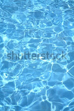 Schwimmbad Muster sauberes Wasser blau Textur Licht Stock foto © mehmetcan