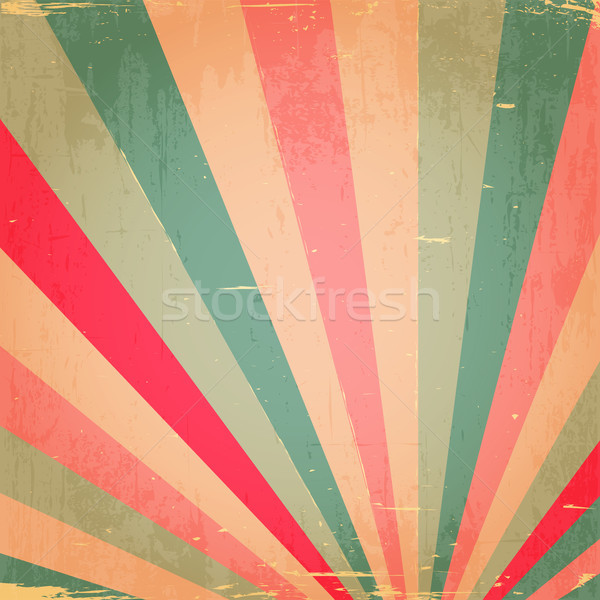 Abstract kleurrijk grunge stralen behang groene Stockfoto © meikis