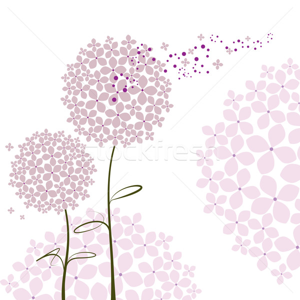 抽象的な 春 紫色 花 ピンク 背景 ストックフォト © meikis