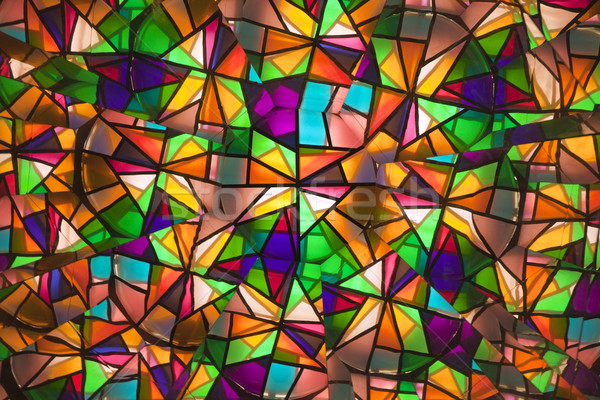 Piękna kolorowy szkła Windows sztuk inny Zdjęcia stock © meinzahn