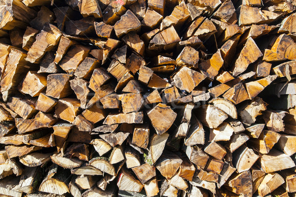 stapled fire wood Stock photo © meinzahn