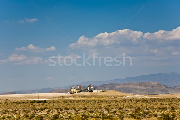 old borax factory in the desert  Stock photo © meinzahn