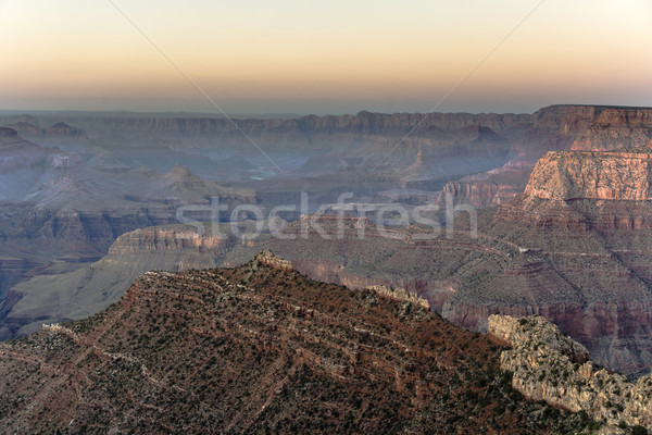 Spectaculos apus Grand Canyon Arizona Imagine de stoc © meinzahn