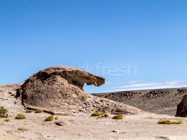 Stock photo: detail of stone formations at volcano Ollague