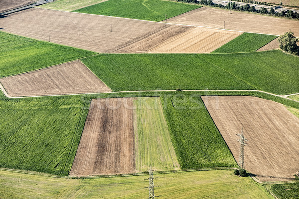 Scenico view campi rurale natura Foto d'archivio © meinzahn