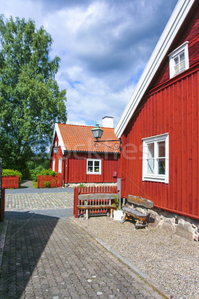 Swedish countryside near Joenkoeping Stock photo © meinzahn