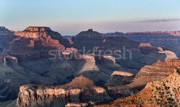 view into the grand canyon from mathers point, south rim Stock photo © meinzahn