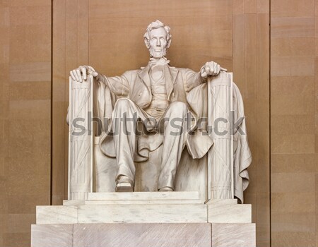 Washington heykel mermer işaret Stok fotoğraf © meinzahn